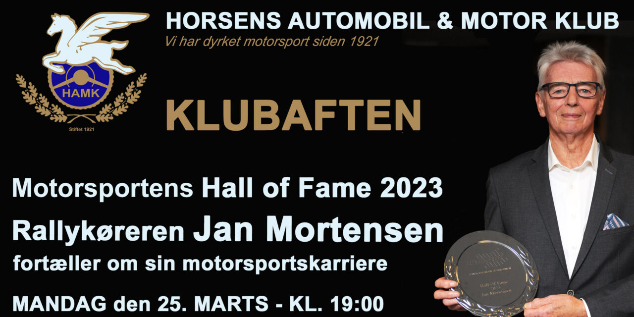 Klubaften med motorsportens Hall of Fame 2024